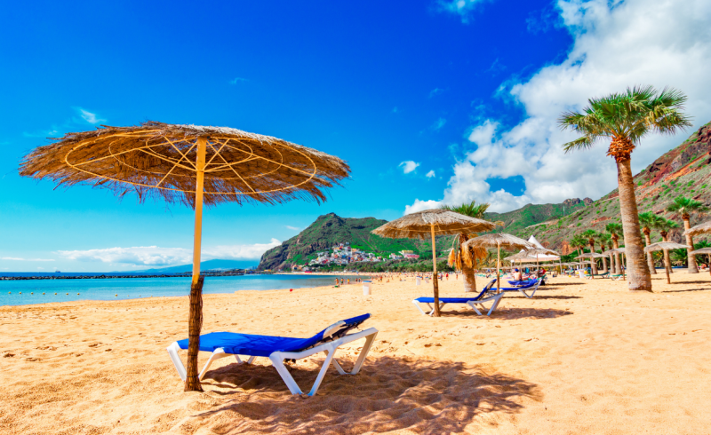 7/8 Las Teresitas na Teneryfie