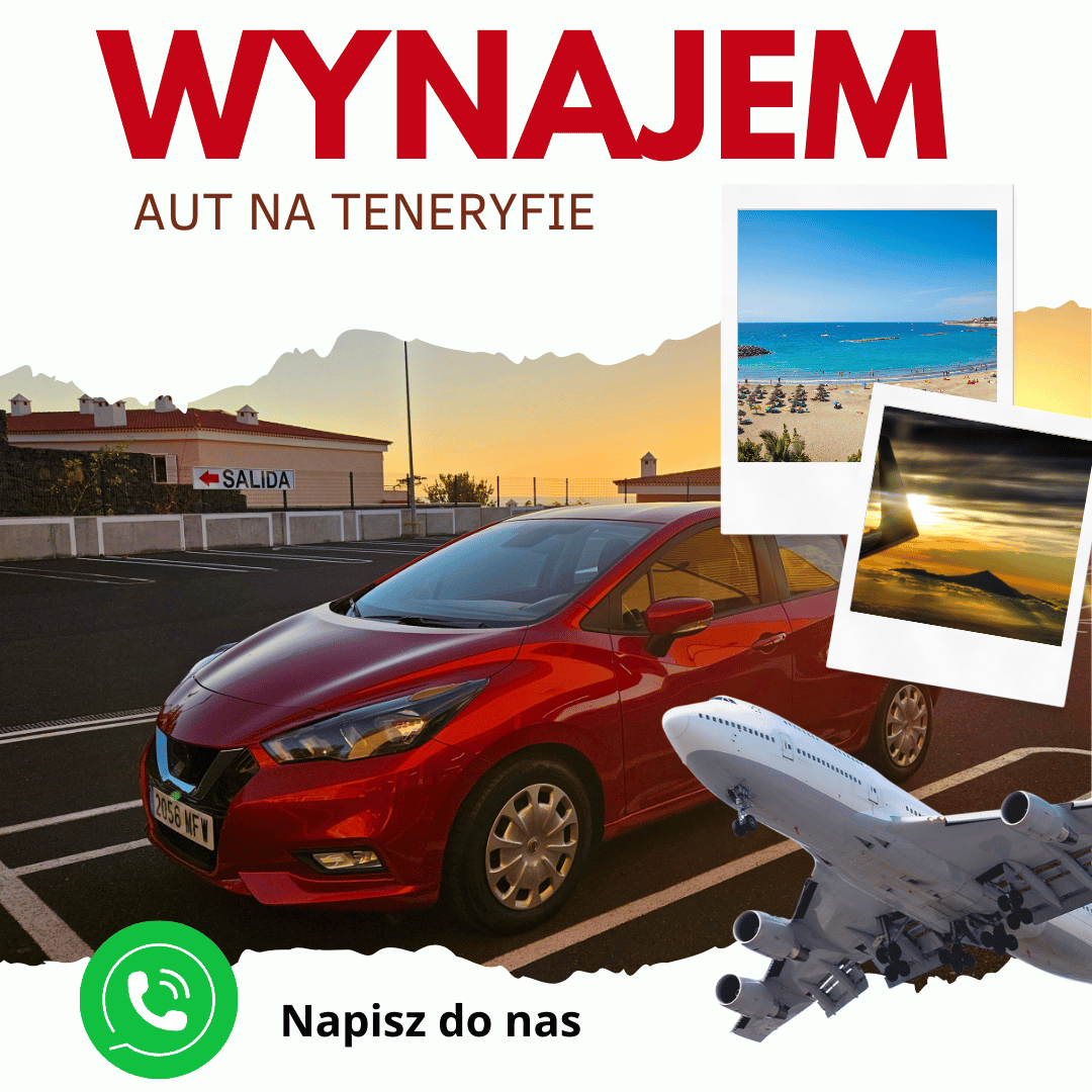 Wynajem auta na Teneryfie bez kaucji