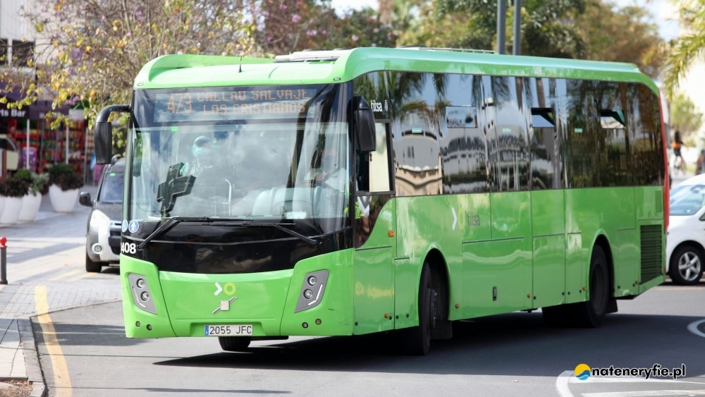 Autobus TITSA linia 473 na Teneryfie