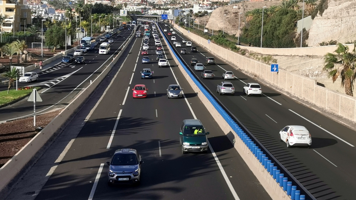 Droga TF-1 z lotniska TFS do Costa Adeje